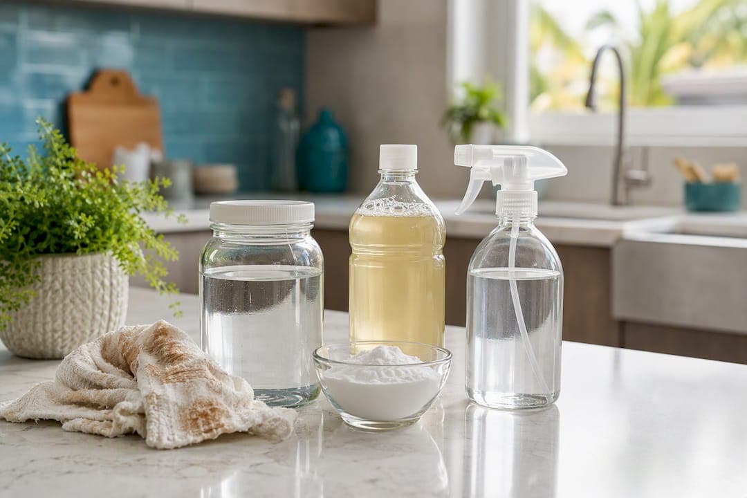 Four Ingredient Starter Kit for Non Toxic House Cleaning, Plus Pro Options